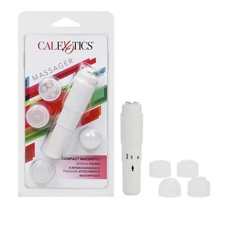 [SE-2104-01-2] JUGUETES - MASSAGER COMPACT WATERPRO INTENSE POWER 4 INTERCHANGEABLE